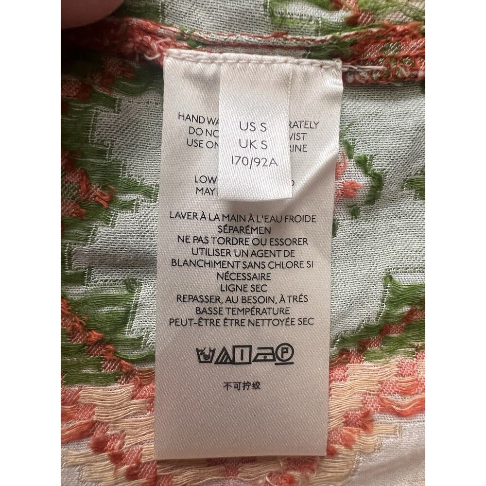 Anthropologie Marta Cropped Swing Tank Women Square Neck Size Small - Picture 8 of 9